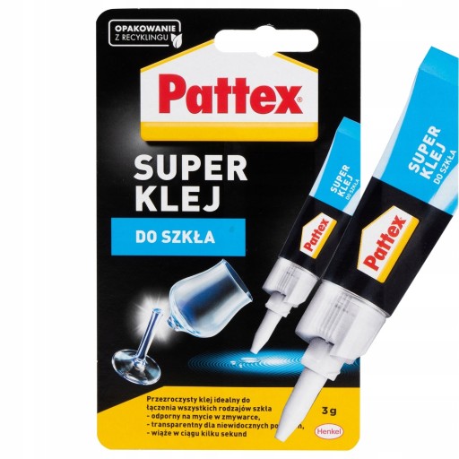 PATTEX SPECJALISTYCZNY SUPER KLEJ DO SZKŁA PŁYNIE 3G