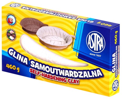 ASTRA GLINA MASA SAMOUTWARDZALNA 460G BIAŁA