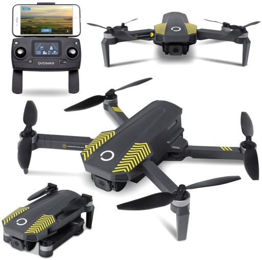 DRON OVERMAX 9.5 FOLD KAMERA 4K WiFi GPS PILOT LCD