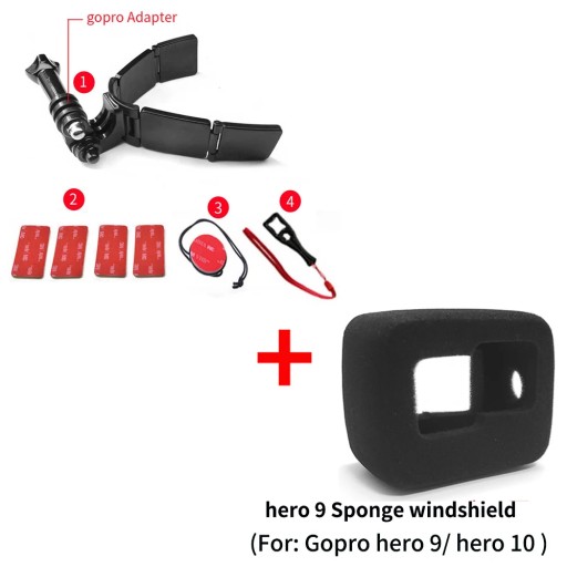 Full Face kask podbródek uchwyt do GoPro Hero10
