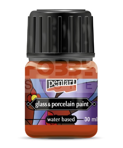 FARBA POMARAŃCZOWA DO PORCELANY SZKŁA 30ml PENTART