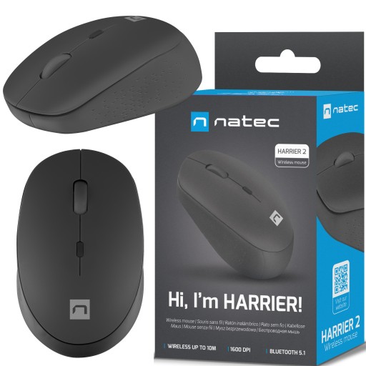 MYSZ NATEC 1600DPI BEZPRZEWODOWA BLUETOOTH 5.1