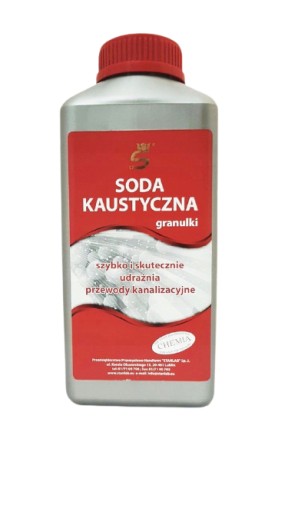 Soda kaustyczna udrażnianie rur zlewów 1 kg