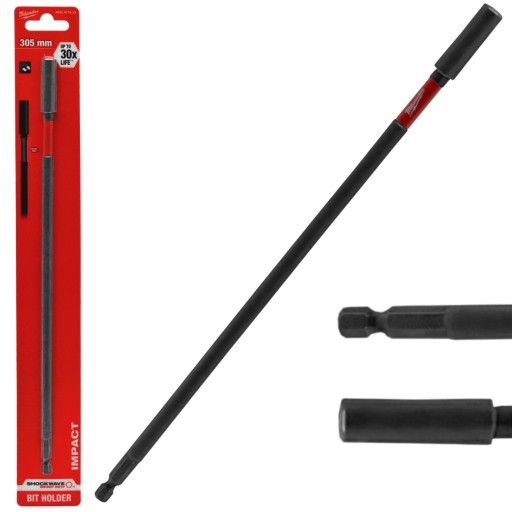 PRZEDŁUŻKA MAGNETYCZNA DO BITÓW UCHWYT ADAPTER KOŃCÓWEK 305 MM 1/4 UDAR