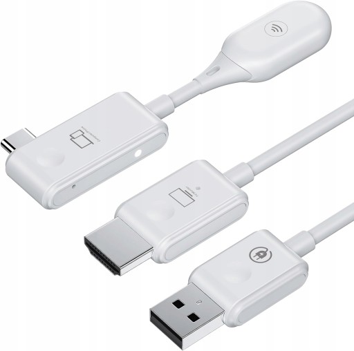 Bezprzewodowy przedłużacz konferencyjny HDMI typu C. Przedłużacz ekranu