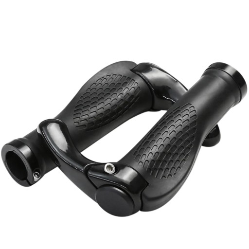 Bicycle Handlebar Grip Anti-Skid Lock-on Handle Cover Aluminum Alloy Rubber