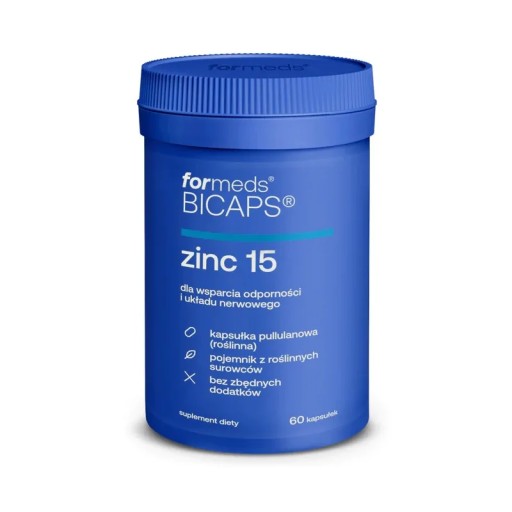 Formeds Bicaps Zinc Cytrynian Cynku + miedź 60kaps