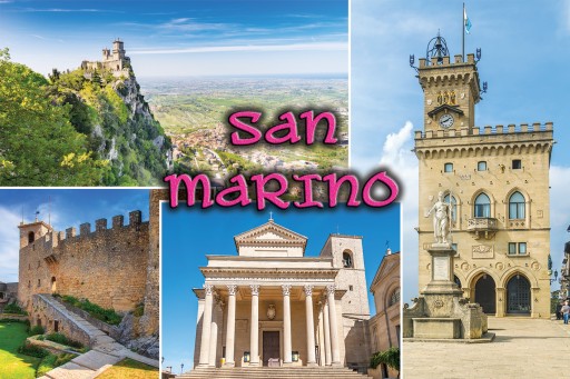 Magnesy na lodówkę - SAN MARINO
