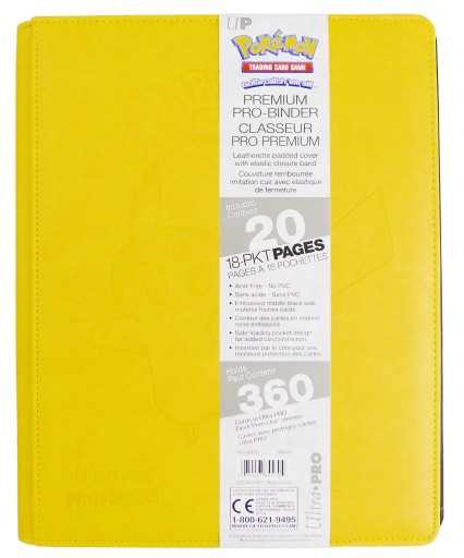 POKEMON Pikachu ALBUM KLASER PREMIUM na karty 360