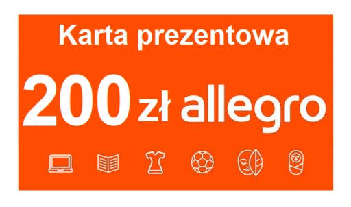 Allegro 200 zł Karta podarunkowa, Kupon