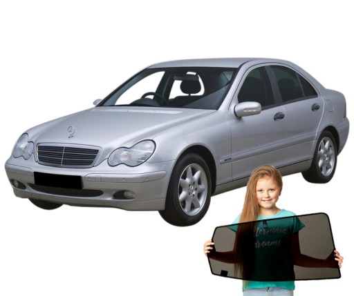 Zasłonki na magnesach Mercedes-Benz W203 C-klasa
