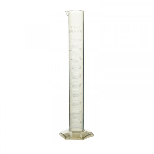 CYLINDER MIAROWY PP 100 ml PLASTIKOWY S. TŁOCZONA