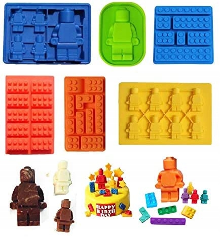 LEGO Zestaw foremek do czekolady,Forma do ciasta