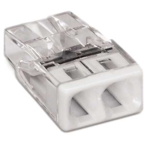PŁASKA ZŁĄCZKA WAGO 2273-202 DRUT 2x0,5-2,5mm2 24A