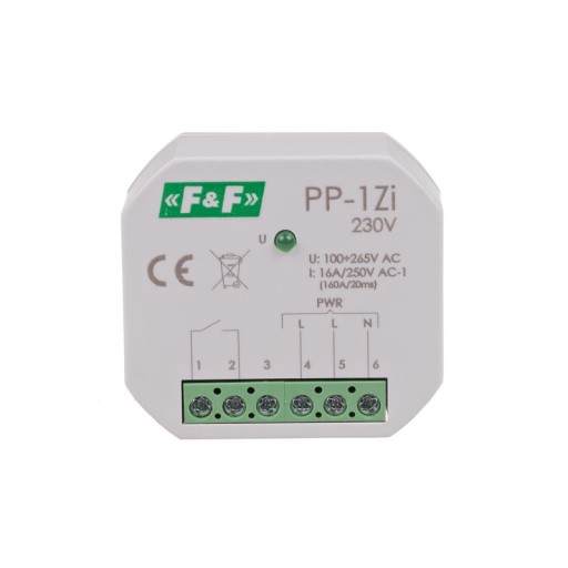 F&F PRZEKAŹNIK ELEKTROMAGNETYCZ PP-1Z-LED 230V