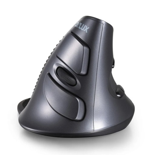 Delux M618 BU Ergonomic Vertical Mouse 6 Buttons 800/1200/1600 DPI Optical