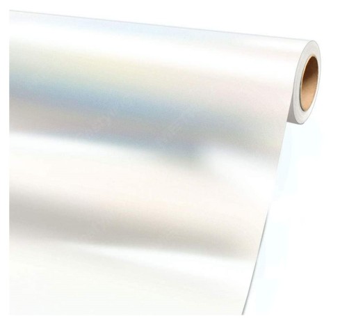 FOLIA OKLEINA BIAŁA PERŁA MAT CHROM 50x152cm