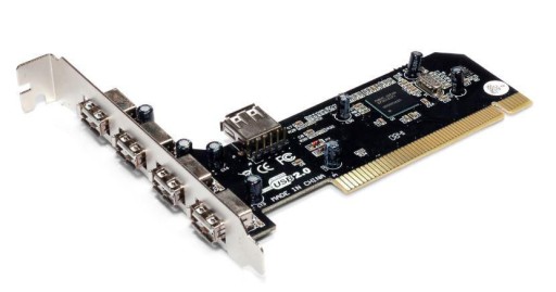 Karta MicroConnect 4 + 1 port USB 2.0 PCI