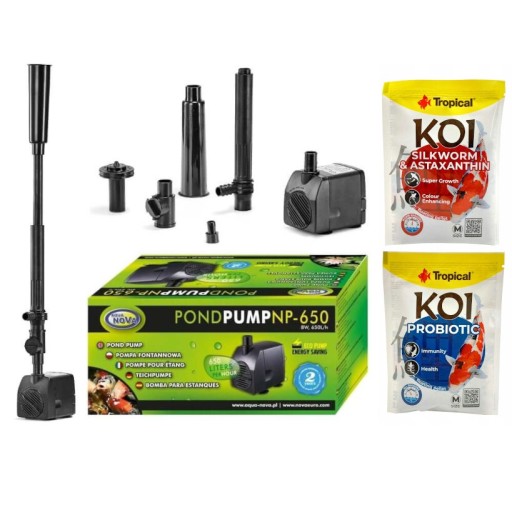 POMPA FONTANNOWA DO OCZKA 650L/H 8W