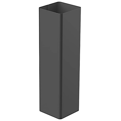 Rura spustowa kwadratowa 80x80mm GALECO STAL2 Grafit 7015 długość 1mb