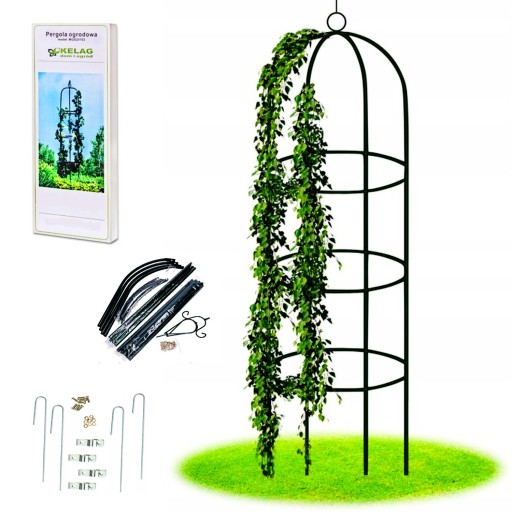 PERGOLA OGRODOWA SŁUPMETALOWA 190 CM + GRATIS !!