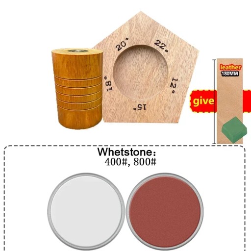 NEW Rolling Knife Sharpener Whetstone Diamond Sharpening Stone Disc 5 Sharp