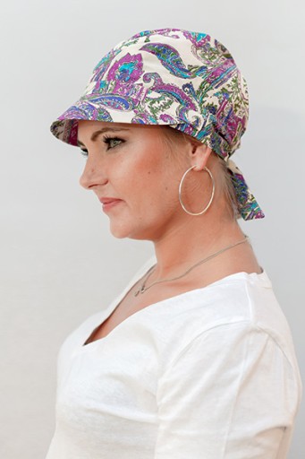 Turban CHUSTA z daszkiem CLEO Turbany Lidia 1/11