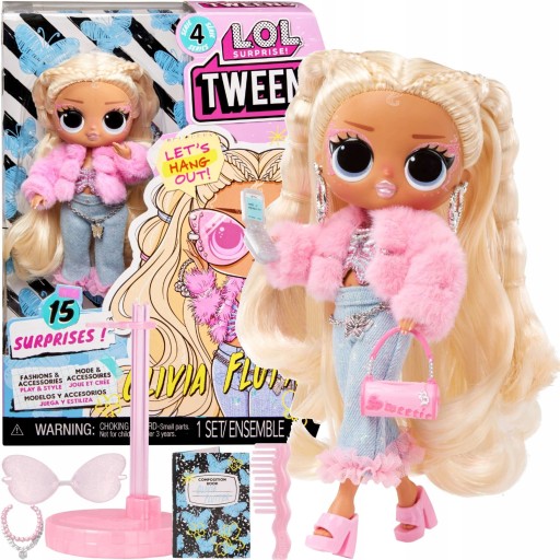 LALKA LOL SUPRISE OLIVIA FLUTTER MOTYLE