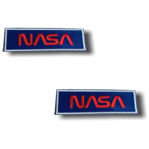 2 szt. Naszywka Naprasowanka Aplikacja Termo NASA