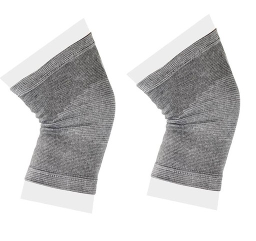 POWER-SYSTEM OPASKA na KOLANO 2 szt. Opaski ściągacze KNEE SUPPORT-GREY -L