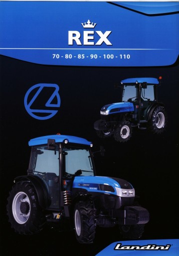 Landini Rex prospekt 2015 ciągnik traktor
