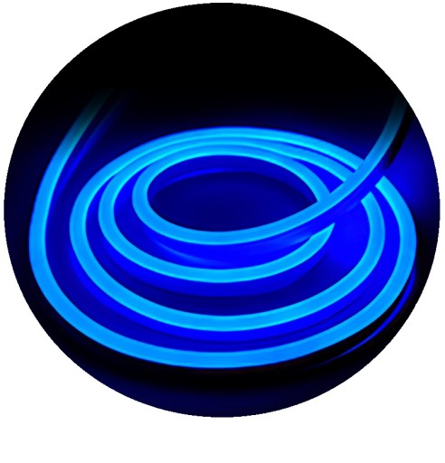 Taśma LED NEON Mono 12V na metry 5/12mm NIEBIESKI