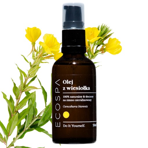 OLEJ Z WIESIOŁKA NIERAFINOWANY REGENERACJA TWARZ CIAŁO WŁOSY 50 ML ECOSPA