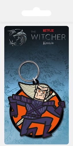 THE WITCHER brelok gumowy