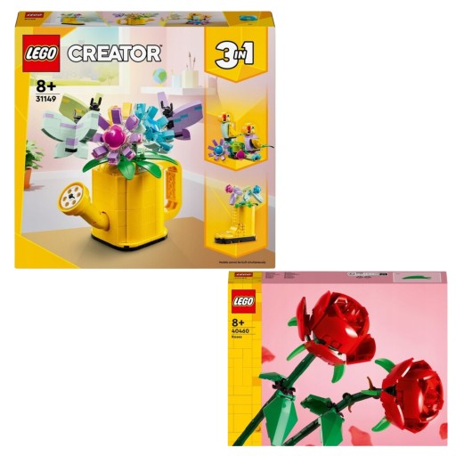 ZESTAW LEGO CREATOR 31149 KWIATY W KONEWCE 40460 RÓŻE