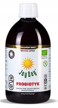 PROBIOTYK JOY DAY 500ml EKOLOGICZNY BEZGLUTENOWY