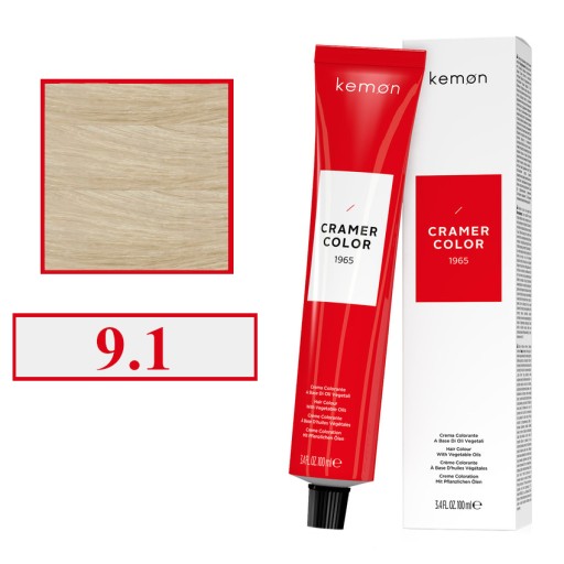 KEMON FARBA do Włosów Cramer Color 100ml Nr 9.1