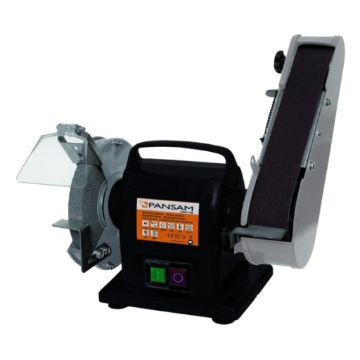 SZLIFIERKA STOŁOWA 200W, 15X20MM Z TAŚMA