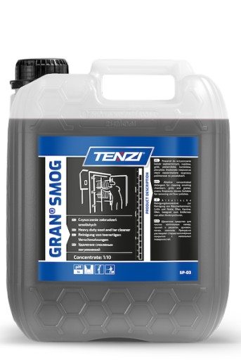 Tenzi GRAN SMOG koncentrat mycie piekarników kominków grilli atest PZH - 5L