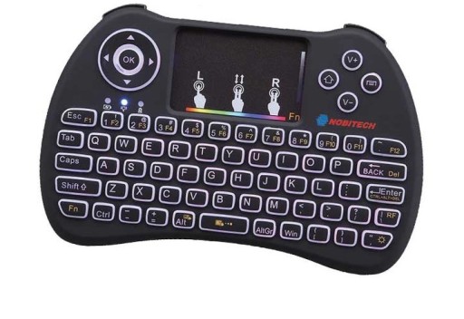 KLAWIATURA SMART PODŚWIETLANA DO SMART TV BOX RGB