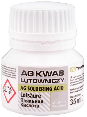 KWAS LUTOWNICZY FOSFOROWY PŁYN DO LUTOWANIA 35ML