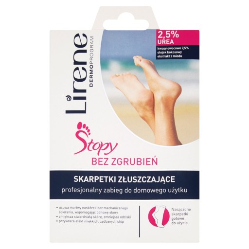 LIRENE DERMOPROGRAM SKARPETKI ZŁUSZCZAJĄCE