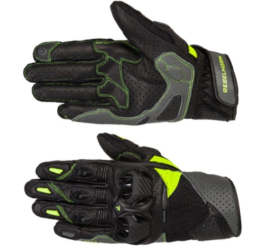 RĘKAWICE MOTOCYKLOWE REBELHORN FLUX II r2XL SKÓRA
