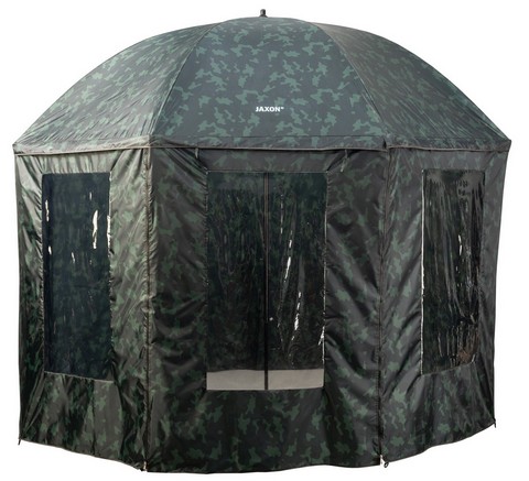 PARASOL JAXON ZAMYKANY STELAŻ 2,90m NAMIOT CAMOU