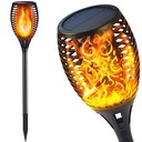 POCHODNIA 78cm lampa solarna 54 LED efekt płomieni