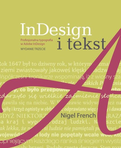 INDESIGN I TEKST NIGEL FRENCH NOWA