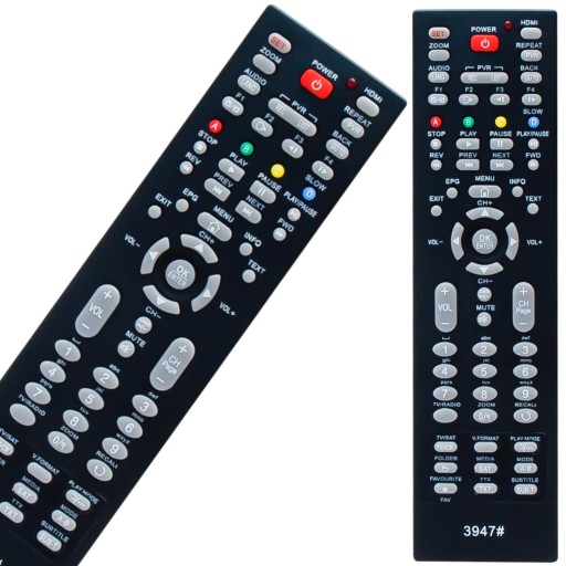 Pilot uniwersalny do tunerów dekoderów TV DVB-T