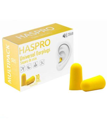 Stopery jednorazowe Haspro Multi10 żółte 10 par