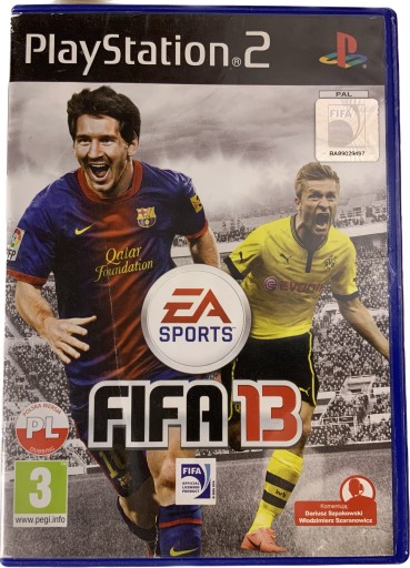 FIFA 13 płyta bdb+ komplet PL PS2