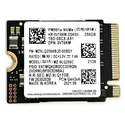 NOWY DYSK SSD SAMSUNG PM991a 256GB NVMe M.2 2230